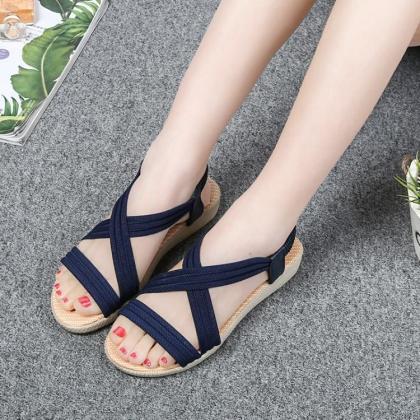 Sandals Women Comfort Summer Gladiator Style Flat..