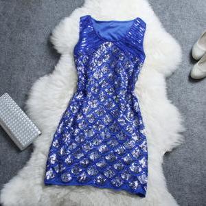 Beaded Sequined Dress