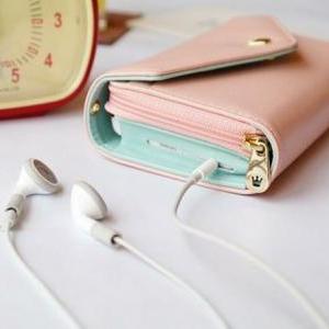 Pink Mobile Phone Bag Purse Change Purse Wallet..