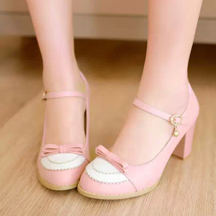 Cute Bow Lolita Shoes