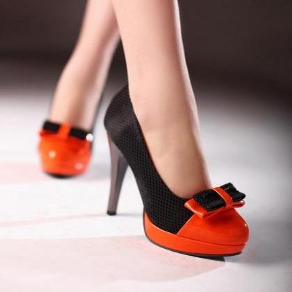 Stiletto Heels Women Fashion Sweet Bow Thin High..